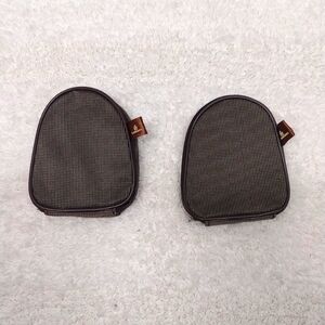 Emirates Brown Small Pouch with Buckle Loop Bundle of 2